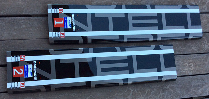 Tablette Aileron Metal Porsche